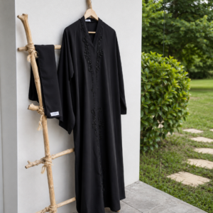 Abaya 3 Piezas — Negro