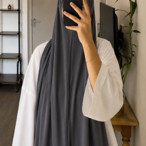 Hijab Jersey Premium — Dark Grey