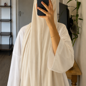 Hijab Jersey Premium — Marfil